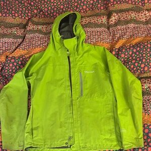 Marmot Lime Green Outdoor Jacket